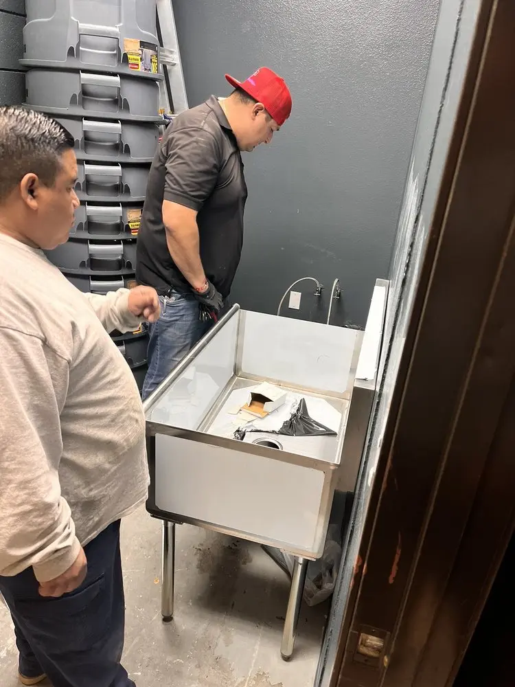 Commercial plumbing and sink installation in Harker Heights
